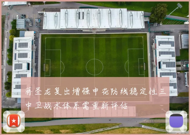 蒋圣龙复出增强申花防线稳定性三中卫战术体系需重新评估